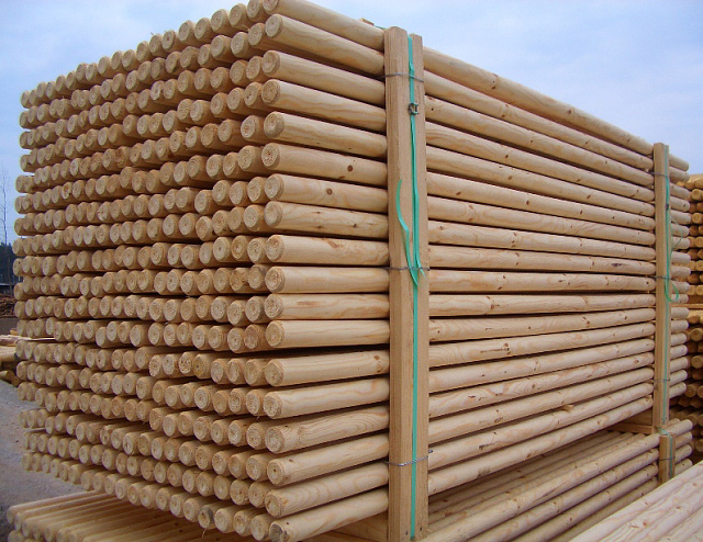 Колья оцилиндрованные